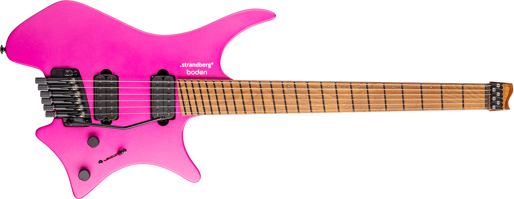 Strandberg Boden Standard N2.6t 6c 2h Trem Mn - Electric Fuschia Metallic - Multi-Scale Guitar - Main picture