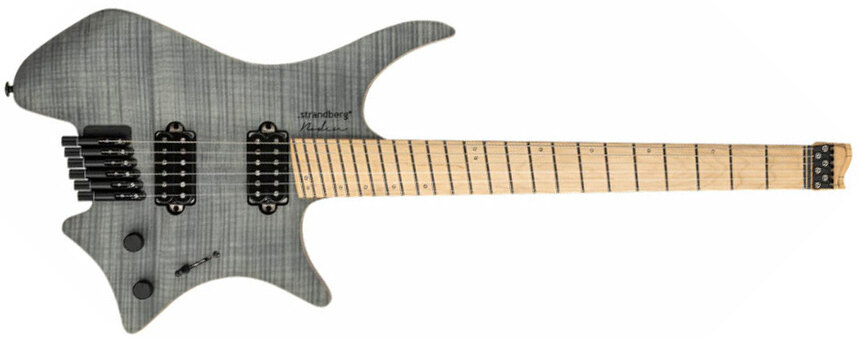 Strandberg Boden Standard Nx 6c Tremolo Multiscale Hss Mn - Charcoal - Multi-Scale Guitar - Main picture