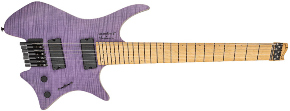 Strandberg Boden Standard Nx 7c Multiscale 2h Ht Mn - Translucent Purple - Multi-Scale Guitar - Main picture