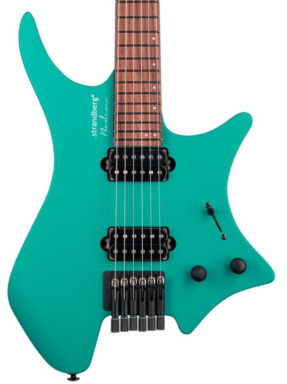 Metal electric guitar Strandberg Boden Essential 6 - Transformative teal