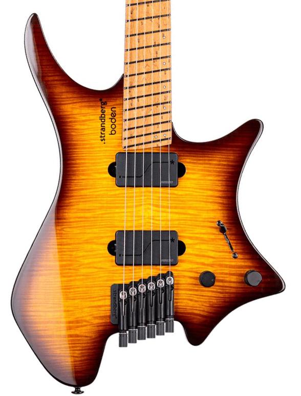 Multi-scale guitar Strandberg Boden Original N2.6 - Amber Haze Burst Gloss