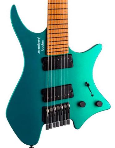 Multi-scale guitar Strandberg Boden Standard N2.7 7-String - Transformative Teal Metallic