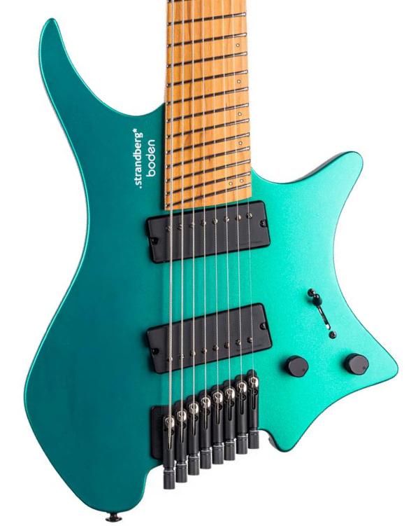 Multi-scale guitar Strandberg Boden Standard N2.7 8-String - Transformative Teal Metallic