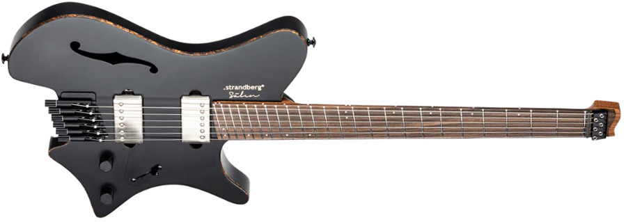 Strandberg Salen Jazz Nx 6c 2h Ht Rw - Black - Multi-Scale Guitar - Variation 1