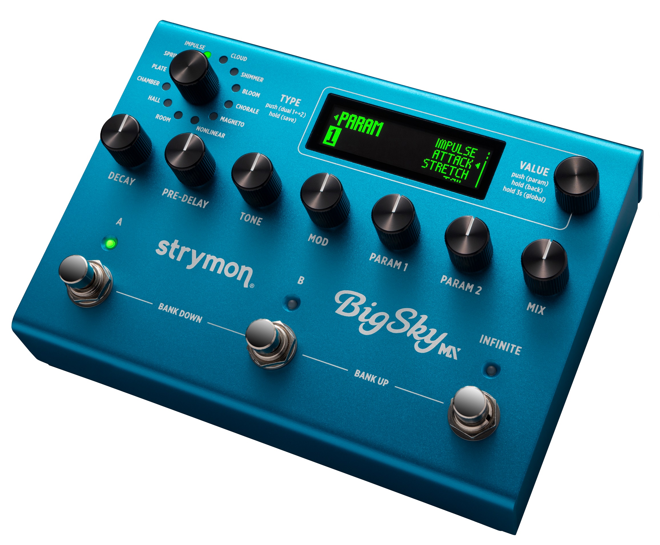 Strymon Bigsky Mx - Reverb, delay & echo effect pedal - Variation 3