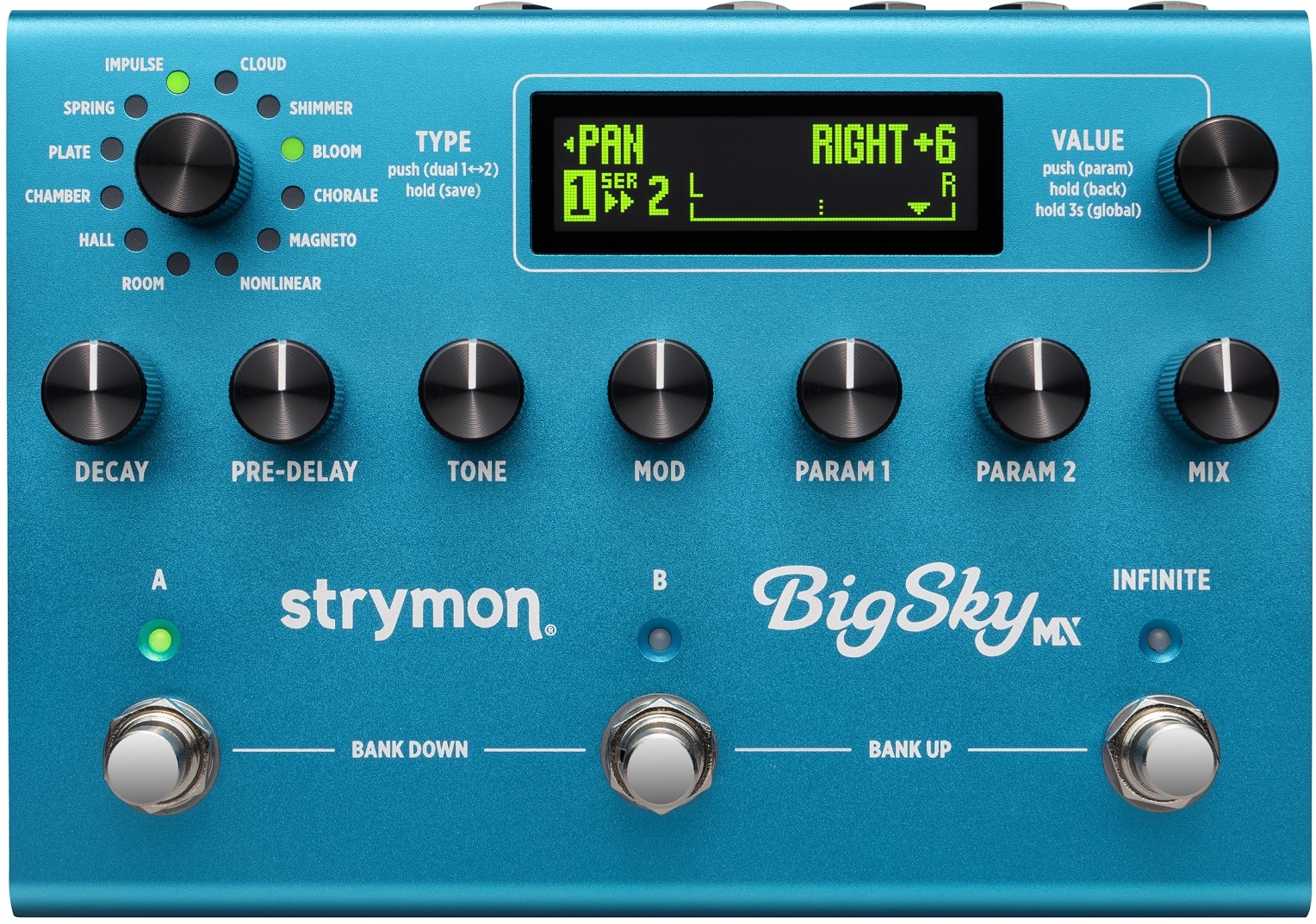 Strymon Bigsky Mx - Reverb, delay & echo effect pedal - Main picture