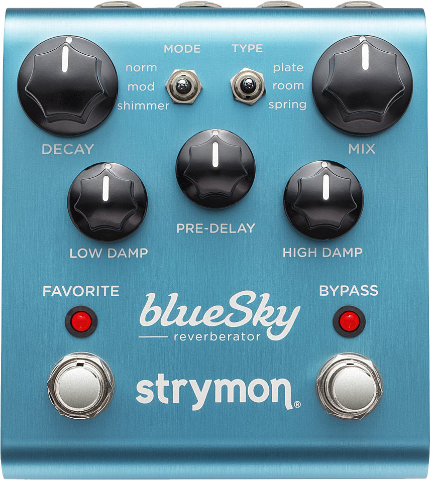 Strymon Bluesky Reverberator - Reverb, delay & echo effect pedal - Main picture