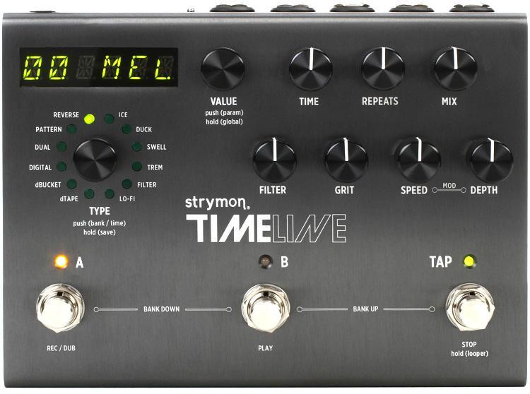 Strymon TimeLine Delay Reverb, delay & echo effect pedal