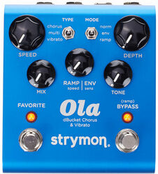 Modulation, chorus, flanger, phaser & tremolo effect pedal Strymon Ola dBucket Chorus and Vibrato