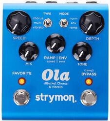 Modulation, chorus, flanger, phaser & tremolo effect pedal Strymon Ola dBucket Chorus and Vibrato