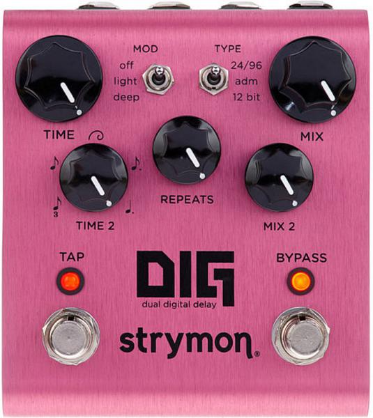 Reverb, delay & echo effect pedal Strymon DIG Dual Digital Delay