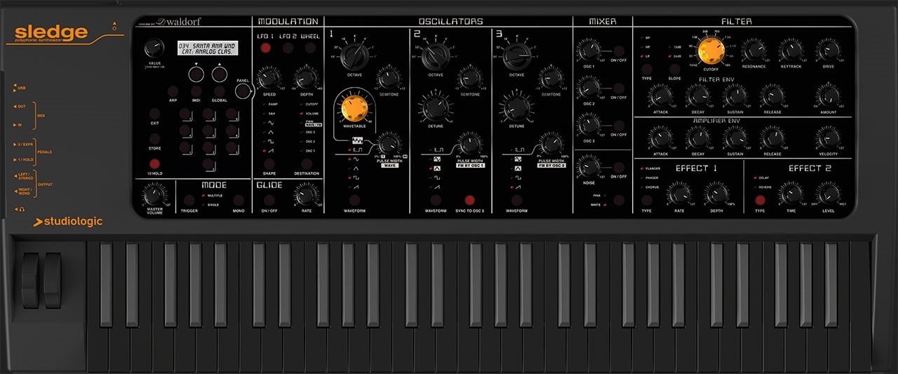 Studiologic Sledge Black Edition - Synthesizer - Main picture