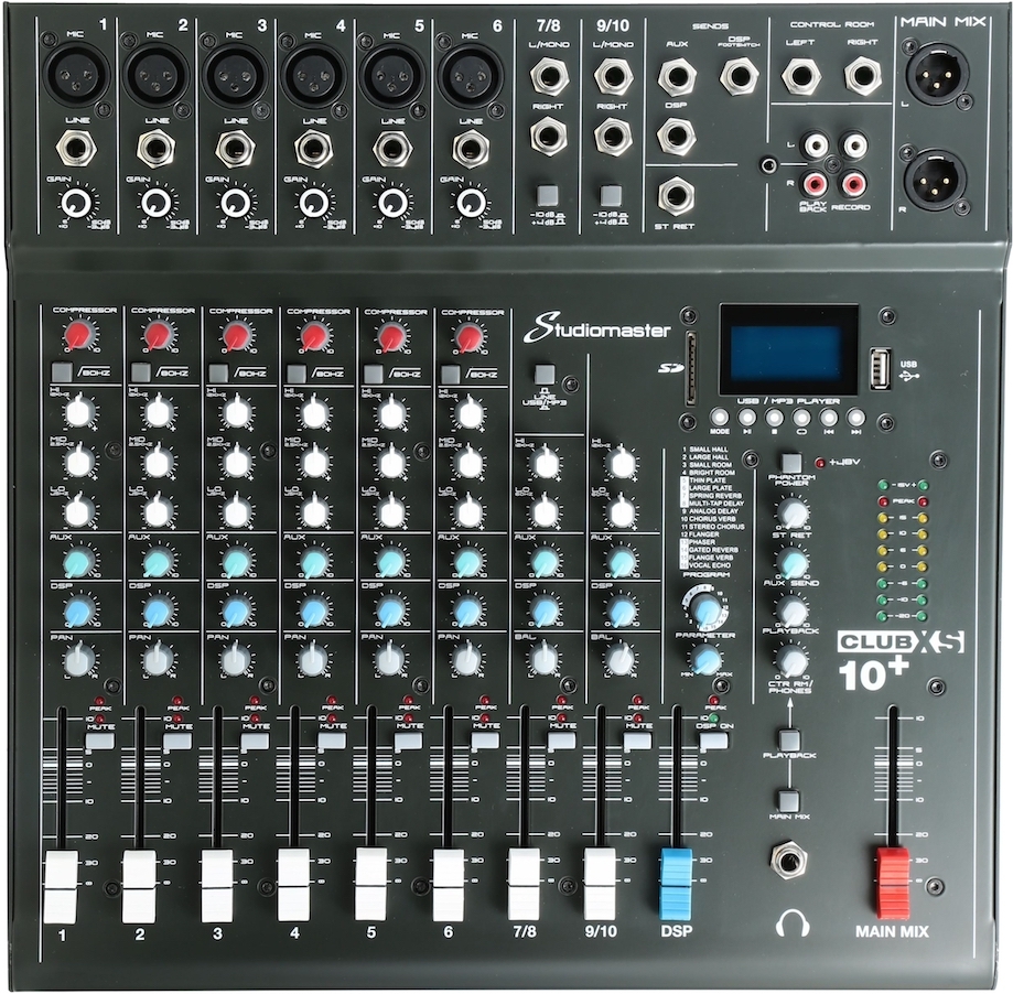 Studiomaster Club Xs10+ - Analog mixing desk - Main picture