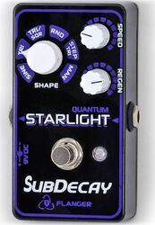 Modulation, chorus, flanger, phaser & tremolo effect pedal Subdecay Starlight Quantum