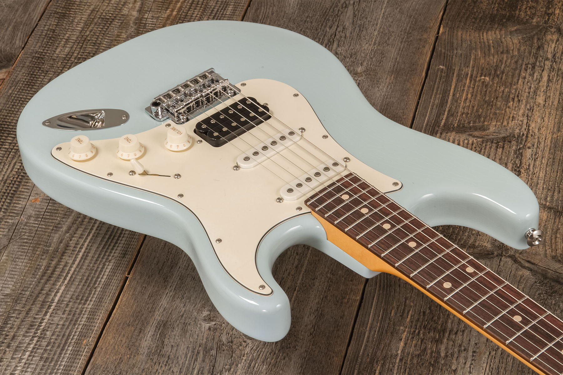 Suhr Classic S 01-cls-0013 Hss Trem Rw - Sonic Blue - Str shape electric guitar - Variation 6