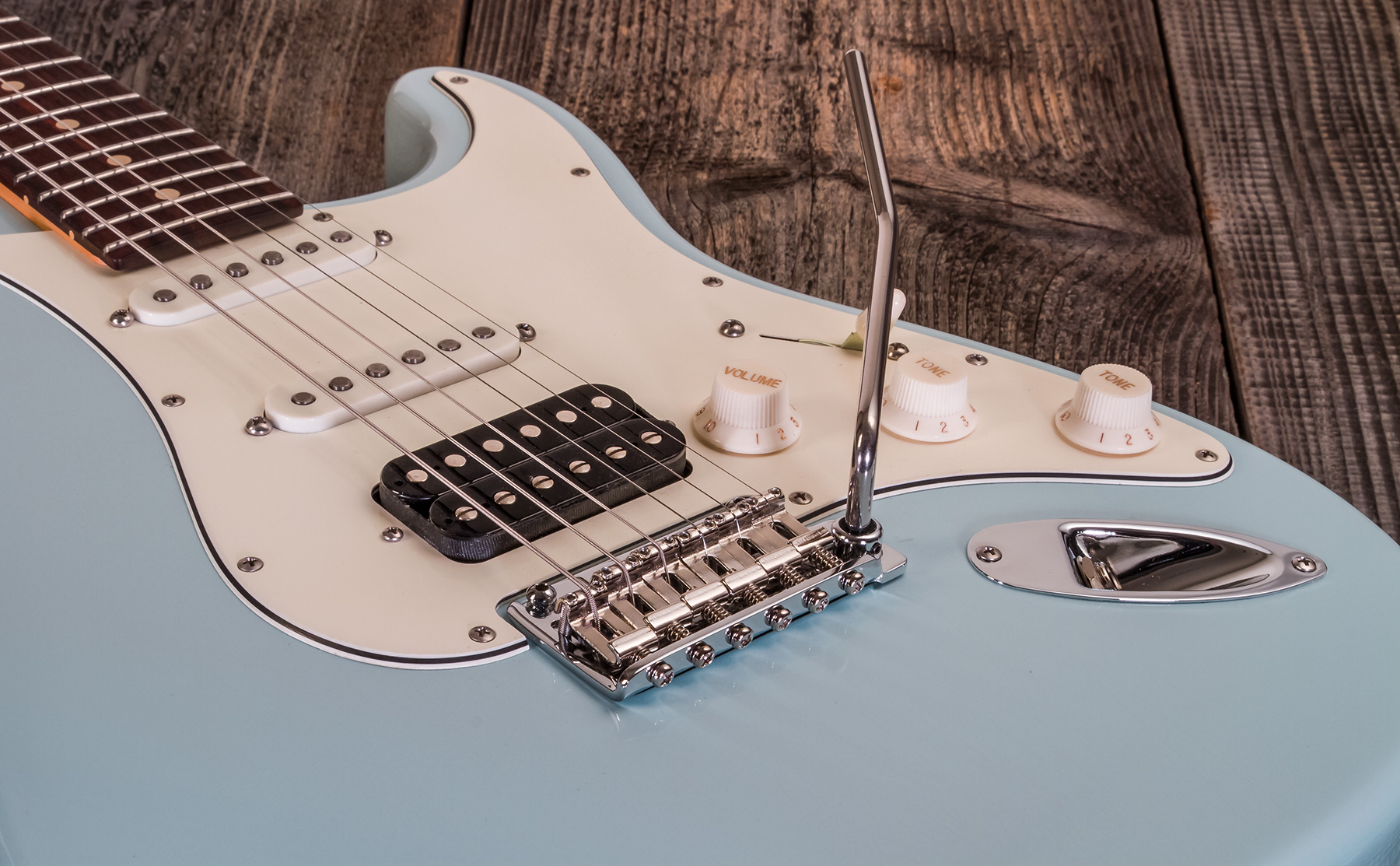 Suhr Classic S Antique 01-csa-0013 Hss Trem Rw - Light Aging Sonic Blue - Str shape electric guitar - Variation 3