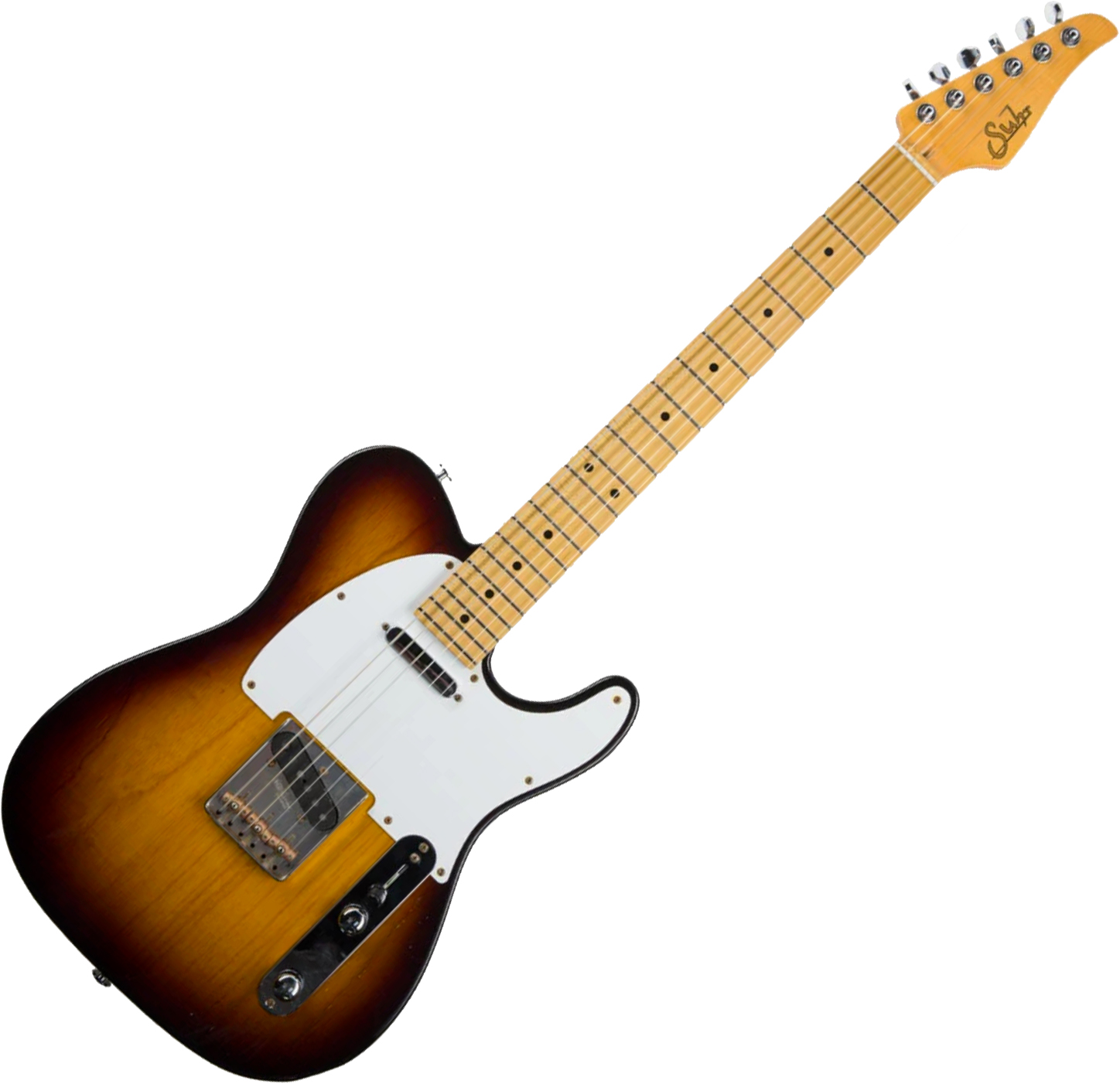 Suhr Classic T Antique 01-cta-0025 2s  Ht Mn - 2 Tone Tobacco Burst - Tel shape electric guitar - Variation 1