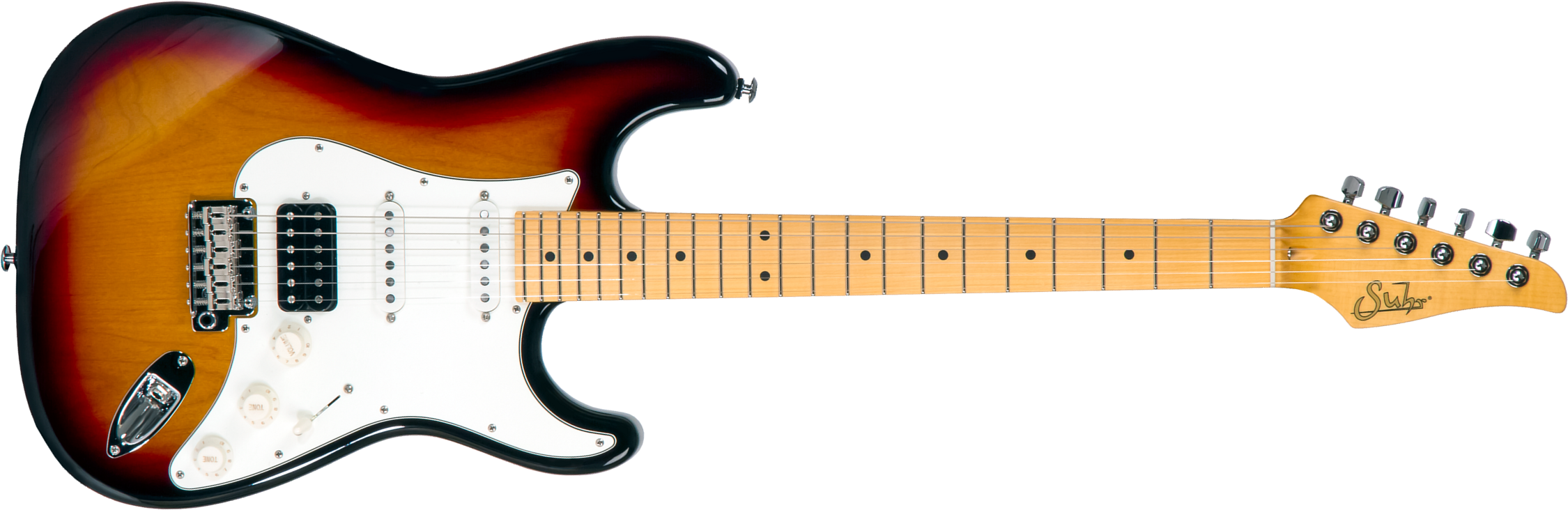 Suhr Classic S 01-cls-0003 Hss Trem Mn #70325 - 3 Tone Burst - Str shape electric guitar - Main picture