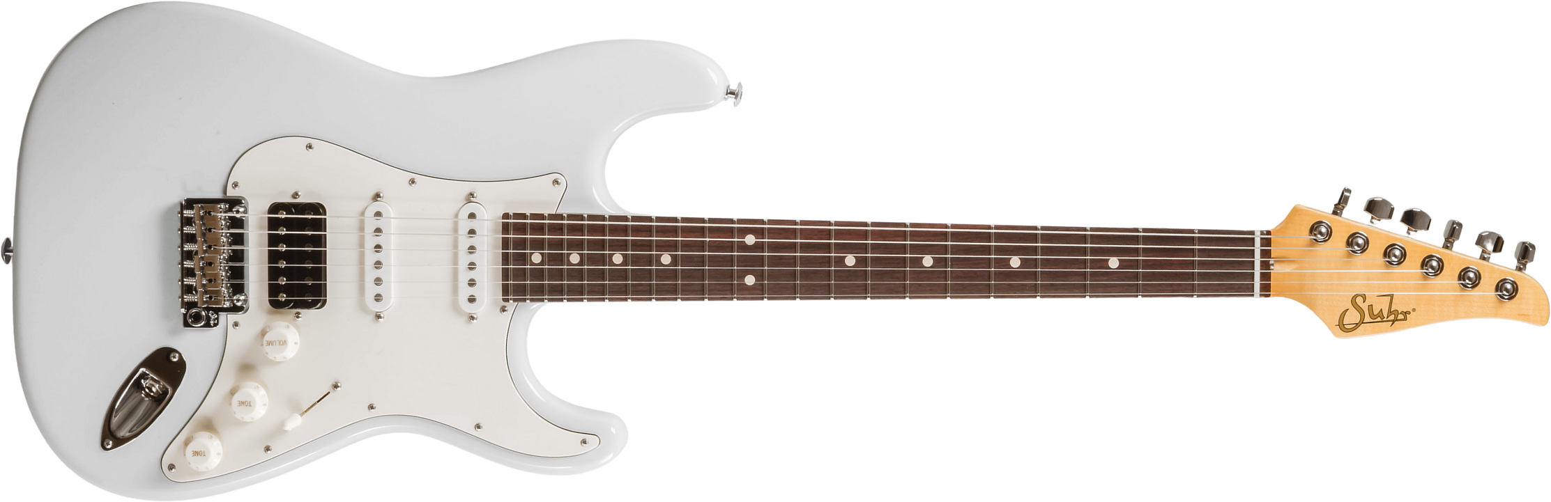 Suhr Classic S 01-cls-0009 Hss Trem Rw - Olympic White - Str shape electric guitar - Main picture