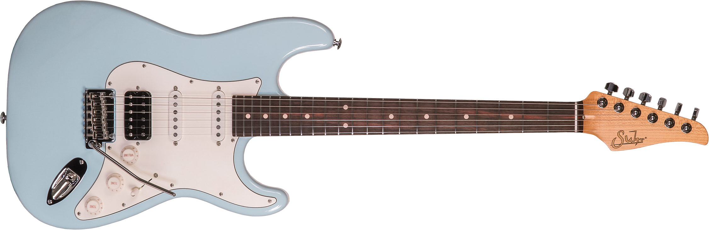 Suhr Classic S Antique Hss 01-csa-0013 Trem Mn #71417 - Light Aging Sonic Blue - Str shape electric guitar - Main picture