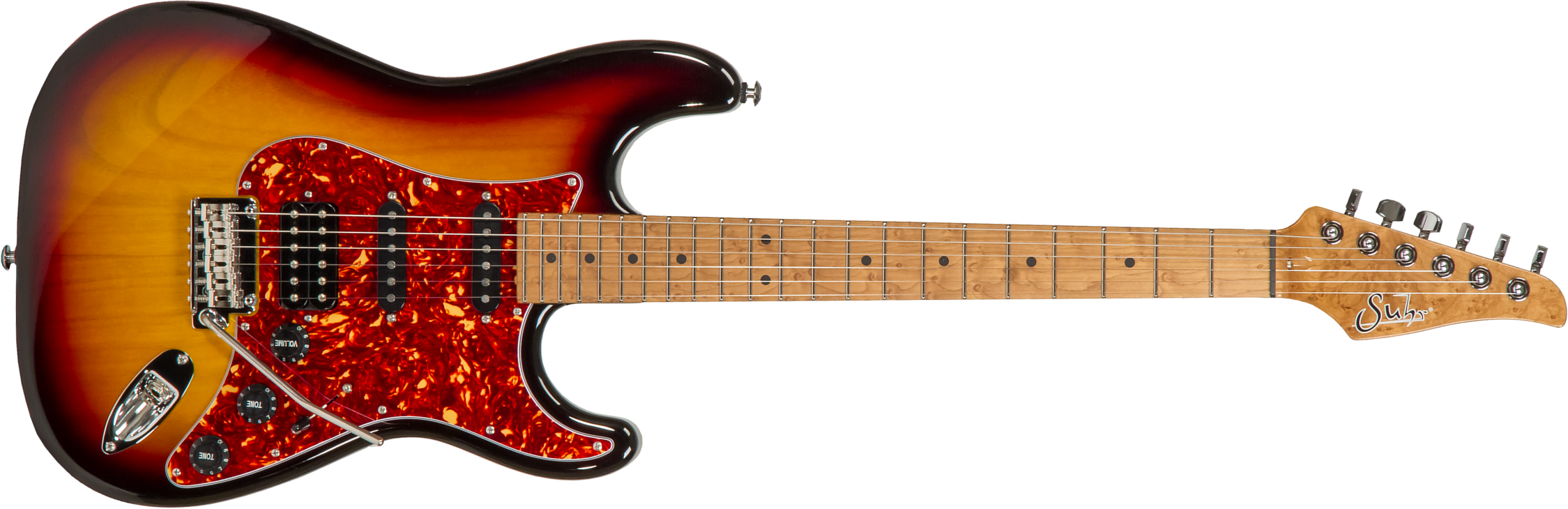 Suhr Classic S Paulownia 01-ltd-0021 Hss Trem Rw #70279 - 3-tone Burst - Str shape electric guitar - Main picture
