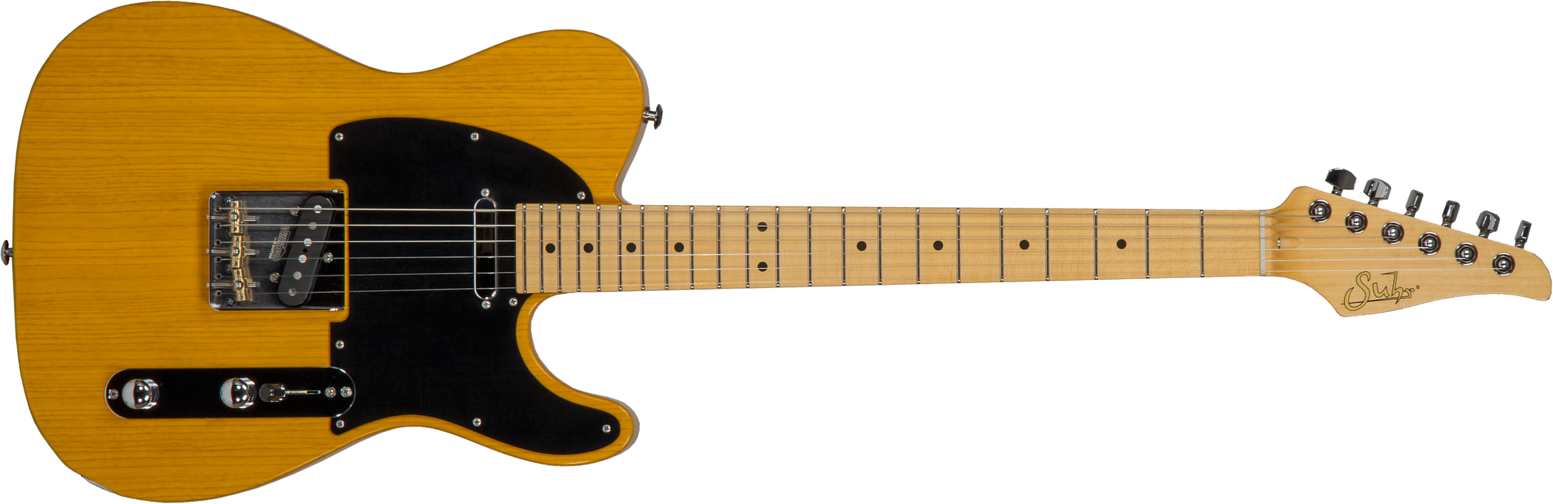 Suhr Classic T Antique 01-cta-0026 2s  Ht Mn #70402 - Light Aging Trans Butterscotch - Tel shape electric guitar - Main picture