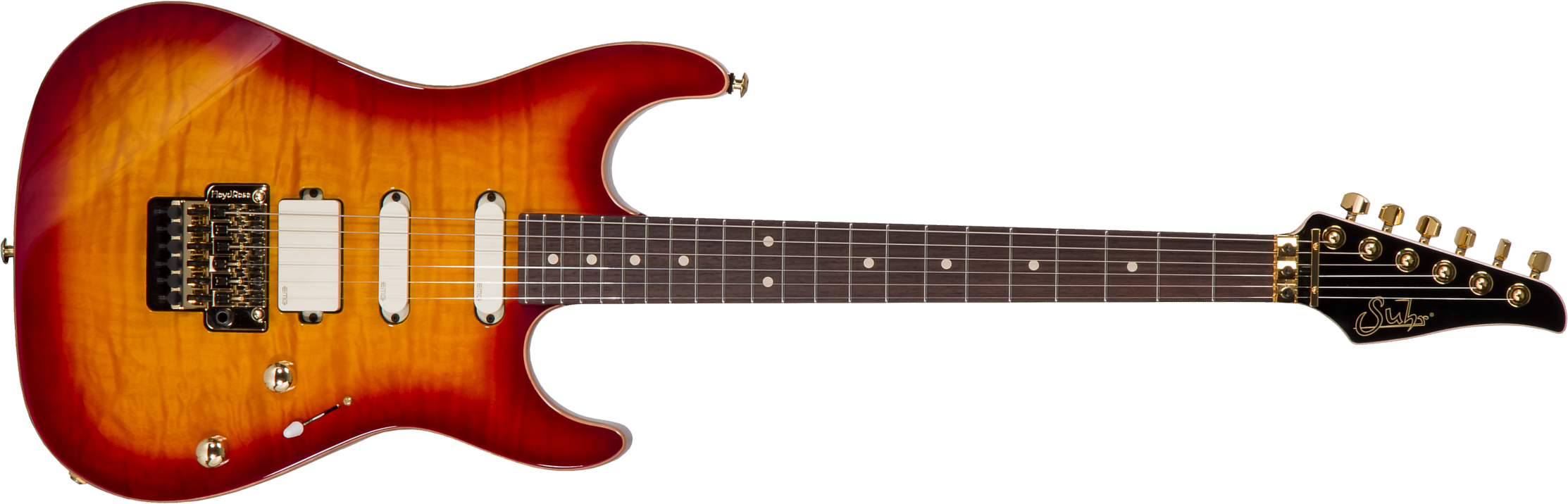 Suhr Standard Legacy 01-ltd-0030 Hss Emg Fr Rw #70282 - Aged Cherry Burst - Str shape electric guitar - Main picture