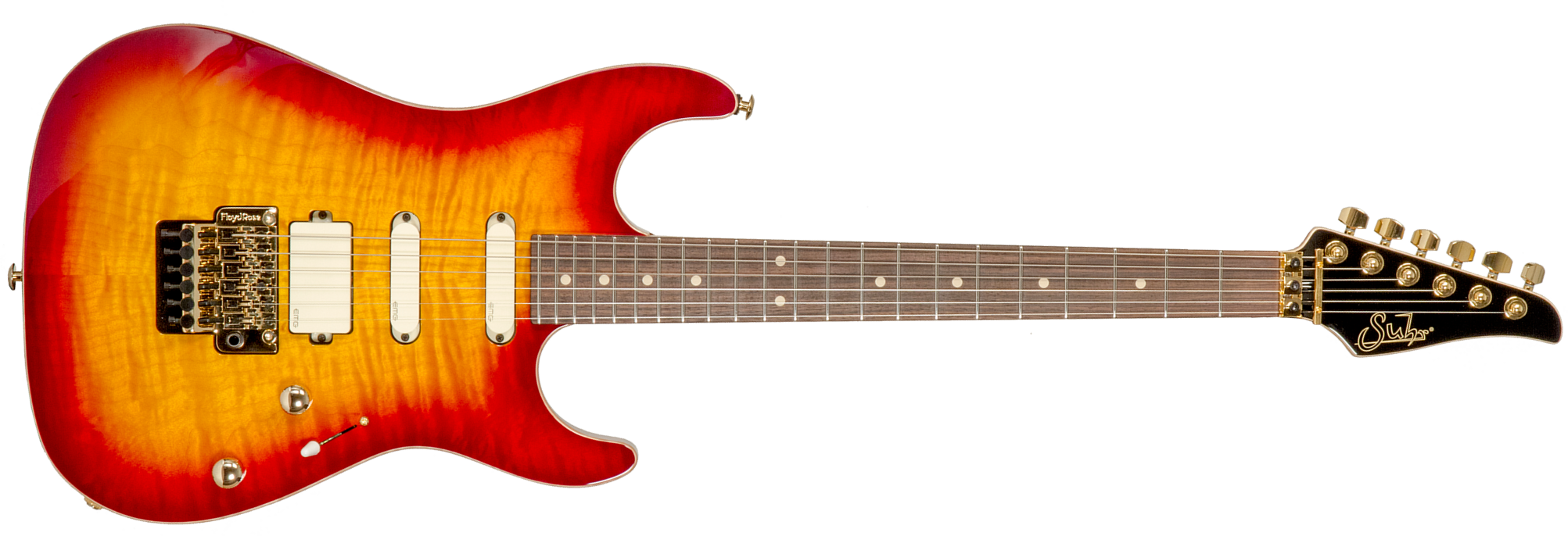 Suhr Standard Legacy 01-ltd-0030 Hss Emg Fr Rw #72940 - Aged Cherry Burst - Str shape electric guitar - Main picture