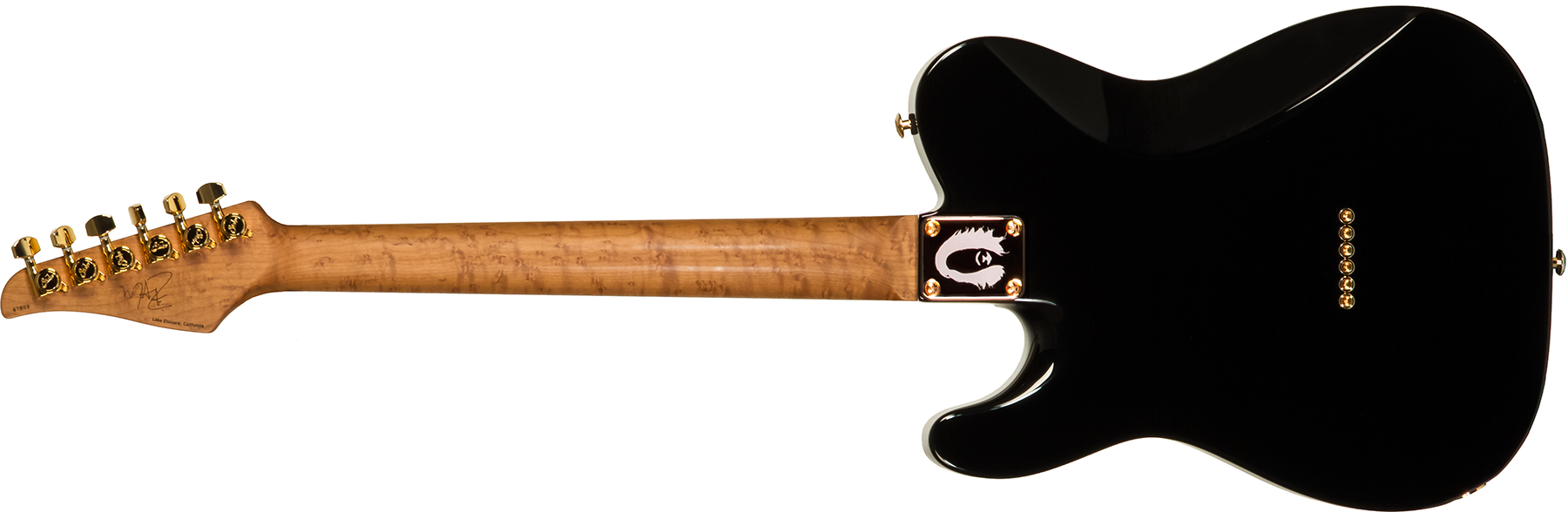 Suhr Mateus Asato Classic 01-sig-0030 Signature 2s  Ht Mn - Black - Tel shape electric guitar - Variation 1