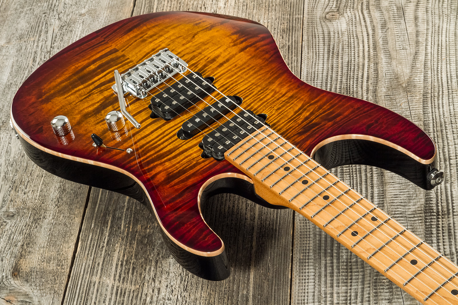 Suhr Modern Plus 01-mdp-0049 Hsh Trem Mn #72943 - Bengal Burst - Str shape electric guitar - Variation 12