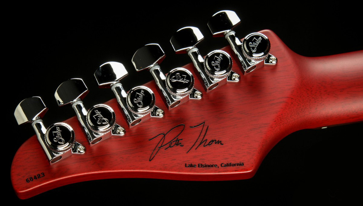 Suhr Pete Thorn Standard 01-sig-0007 Signature 2h Trem Rw - Black - Str shape electric guitar - Variation 11