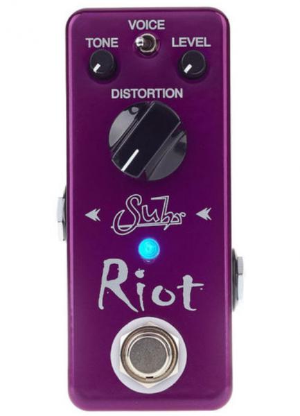 Overdrive, distortion & fuzz effect pedal Suhr                           Riot Distorsion Mini