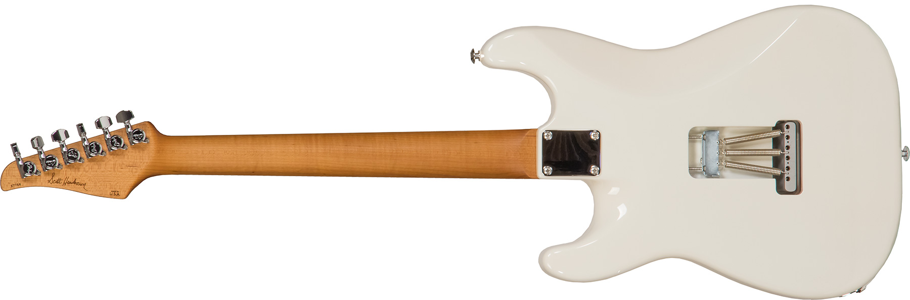 Suhr Scott Henderson Classic S 01-sig-0009 Signature 3s Trem Rw #67764 - Olympic White - Str shape electric guitar - Variation 1