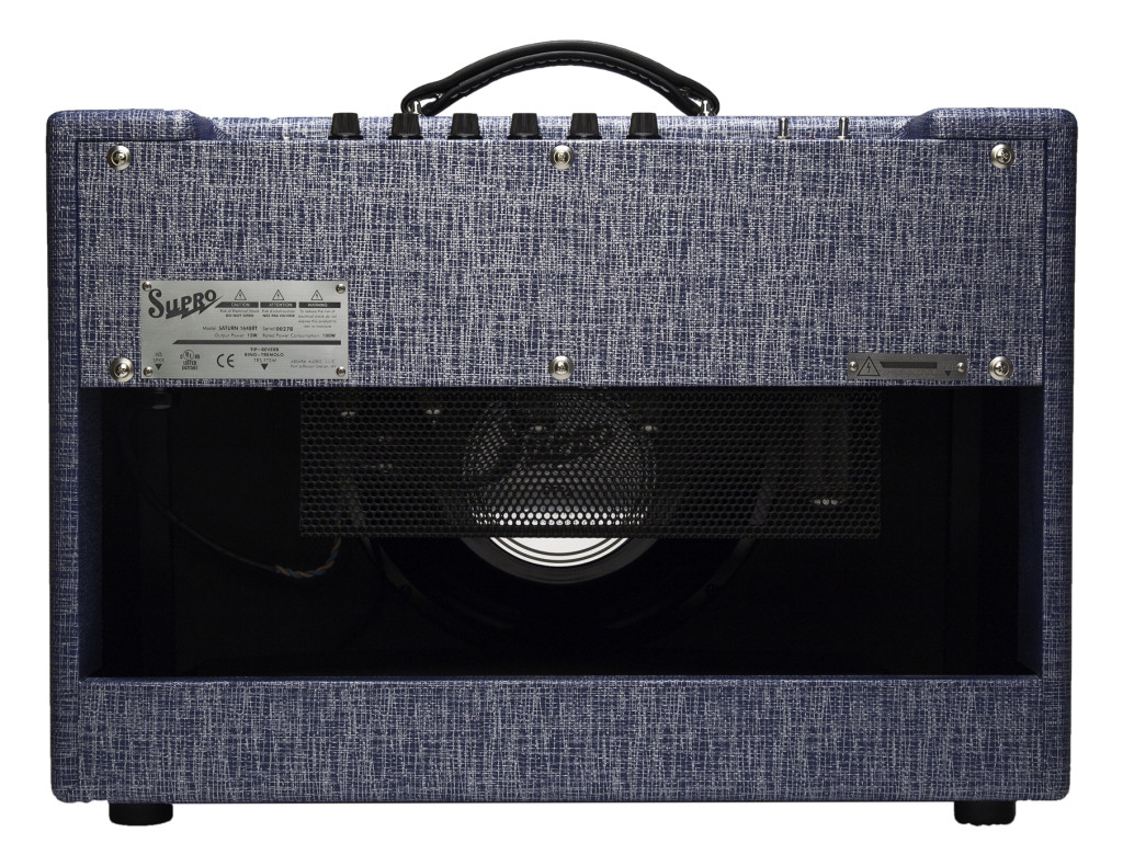 Supro 1648rt Saturn Reverb 15w 1x12 Blue Rhino Hide - Electric guitar combo amp - Variation 2