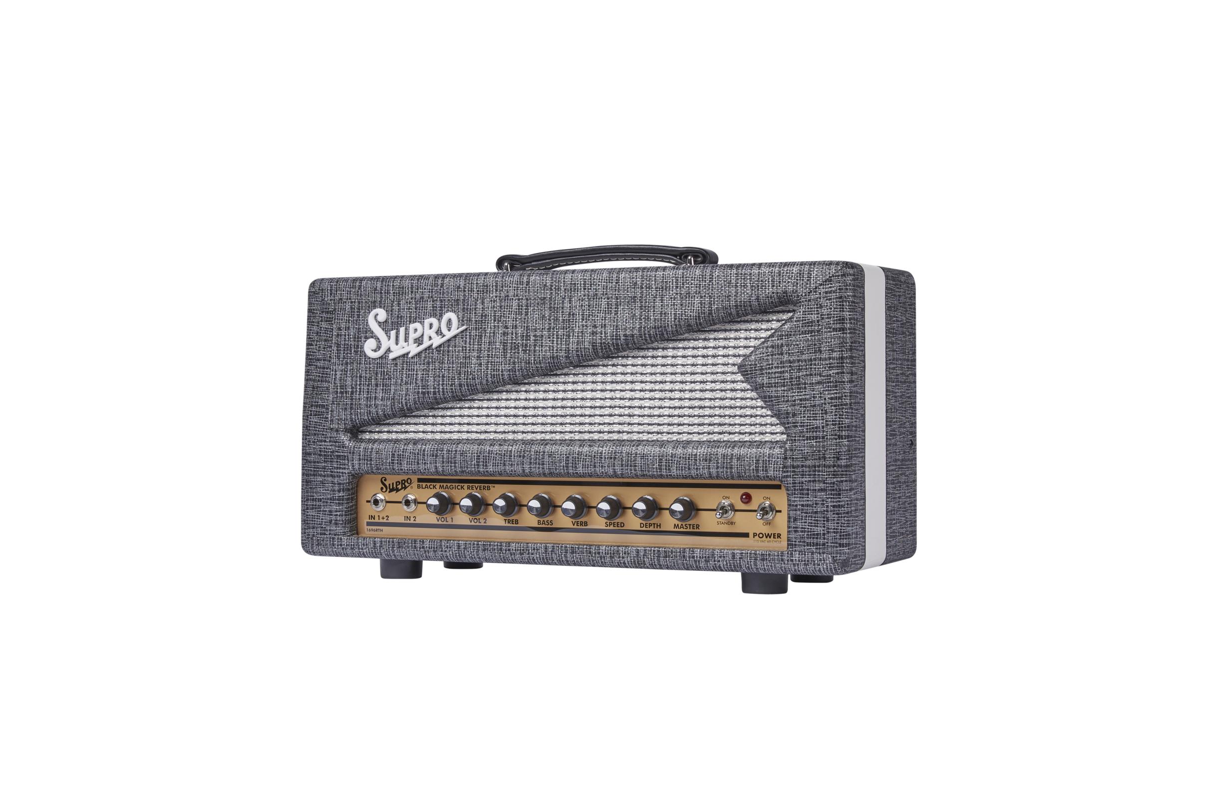 Supro 1696rt Black Magic Reverb Head 25w - Electric guitar amp head - Variation 1