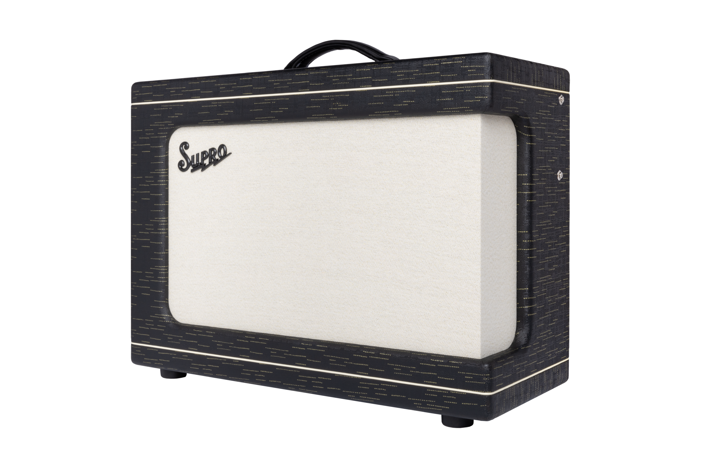 Supro Ambassador Custom Black Gold Scandia 2x10 50w - Electric guitar combo amp - Variation 2