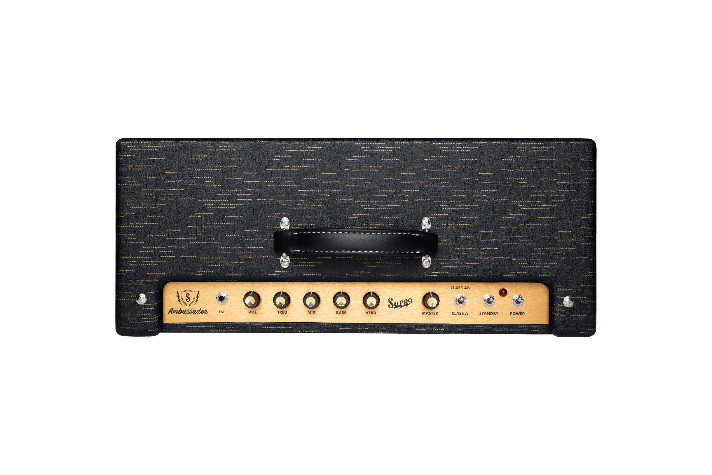 Supro Ambassador Custom Black Gold Scandia 2x10 50w - Electric guitar combo amp - Variation 3