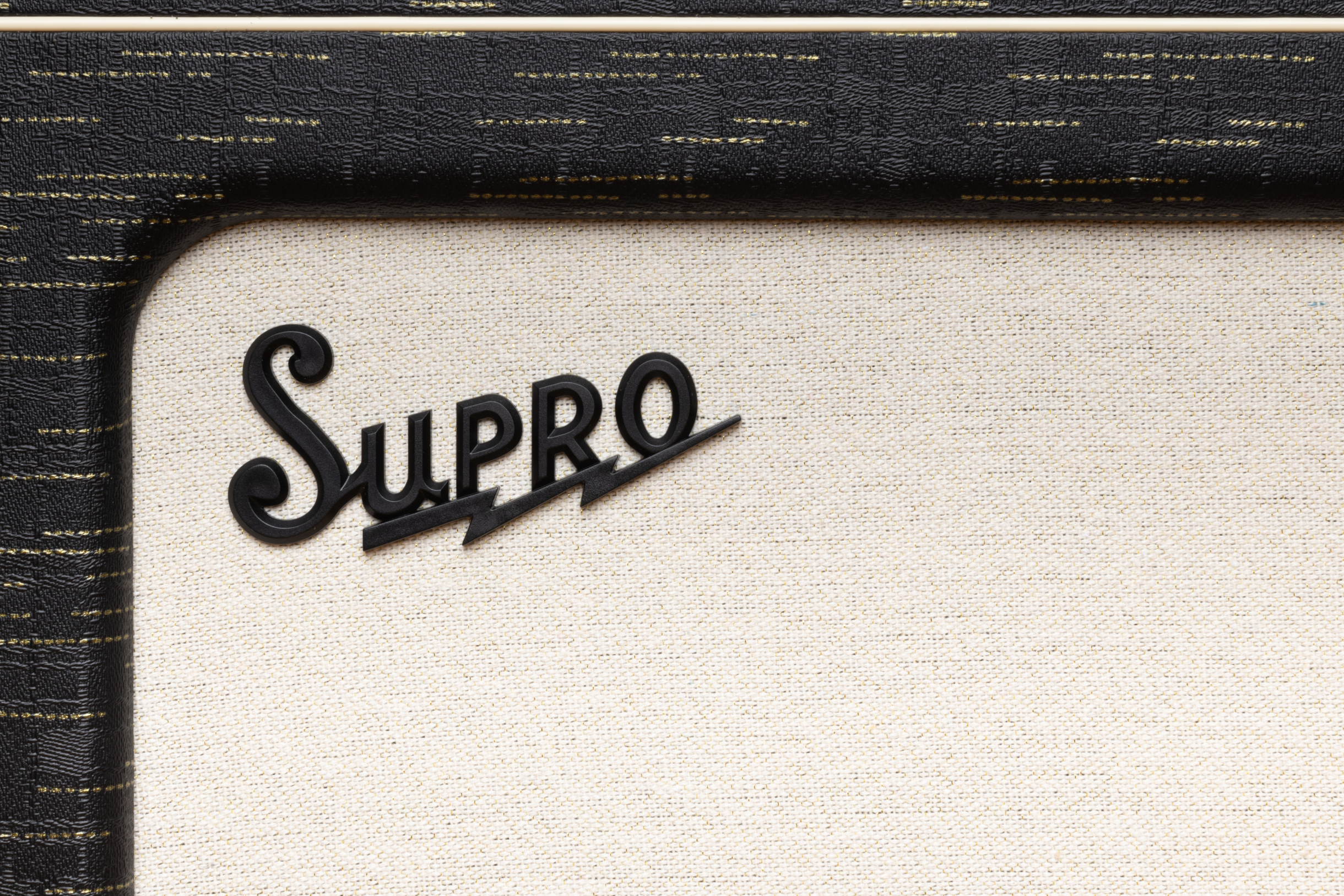Supro Ambassador Custom Black Gold Scandia 2x10 50w - Electric guitar combo amp - Variation 5