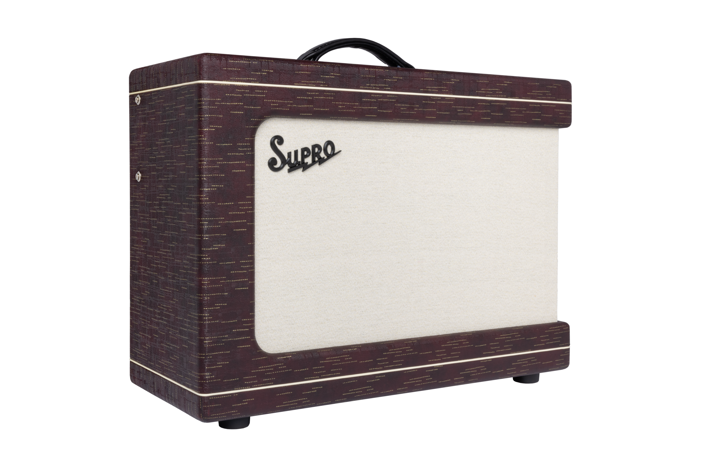 Supro Ambassador Custom Burgundy Gold Scandia 2x10 50w - Electric guitar combo amp - Variation 1