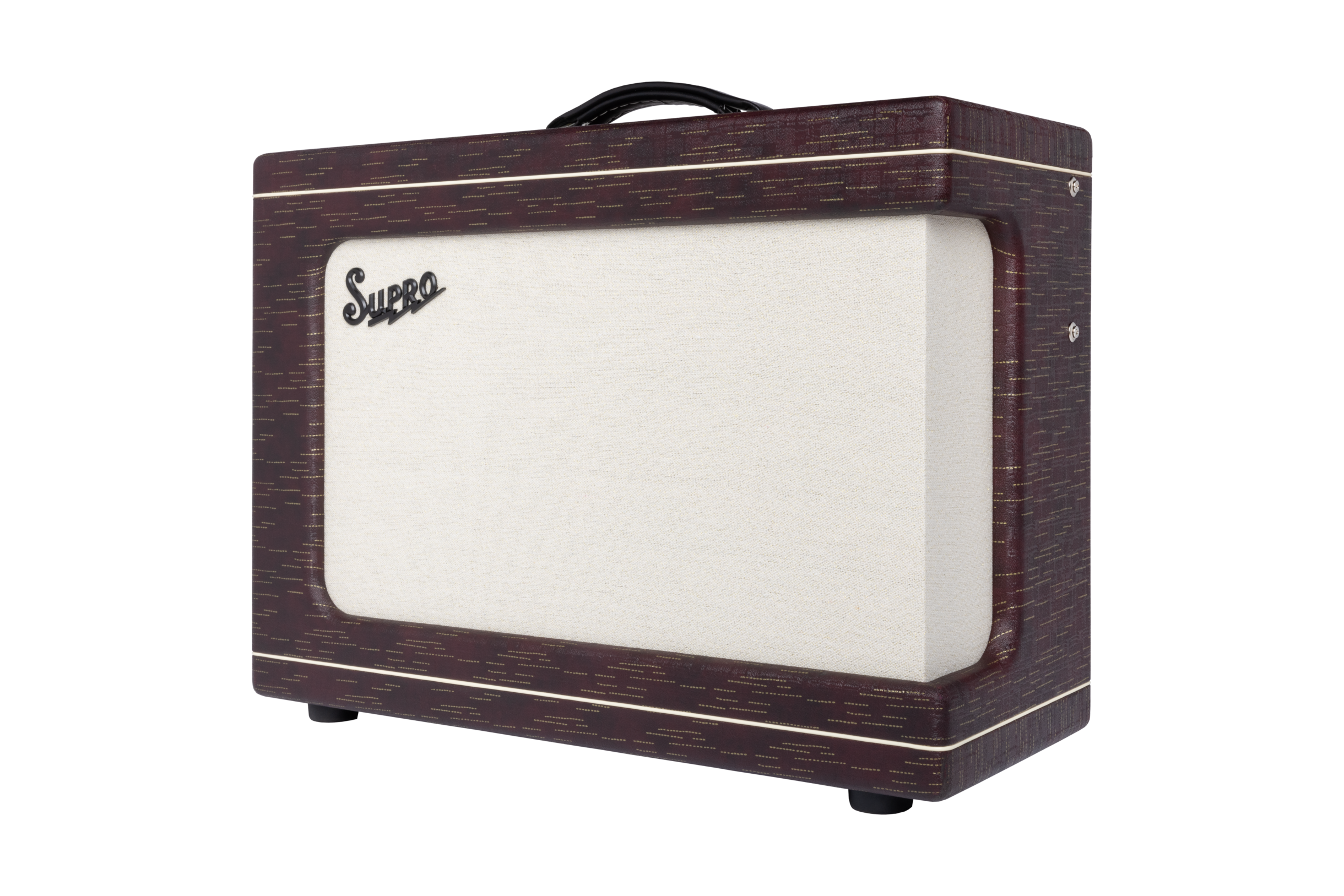 Supro Ambassador Custom Burgundy Gold Scandia 2x10 50w - Electric guitar combo amp - Variation 2
