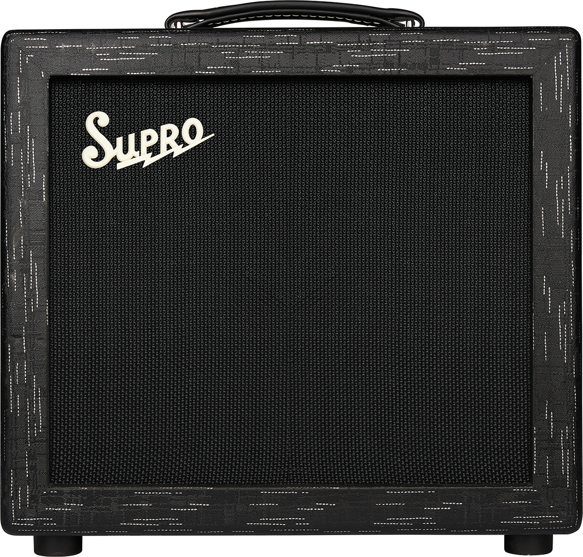 Supro Amulet 1x10 Combo 1/5/10w 1x10 6l6 Black & Black - Electric guitar combo amp - Variation 1