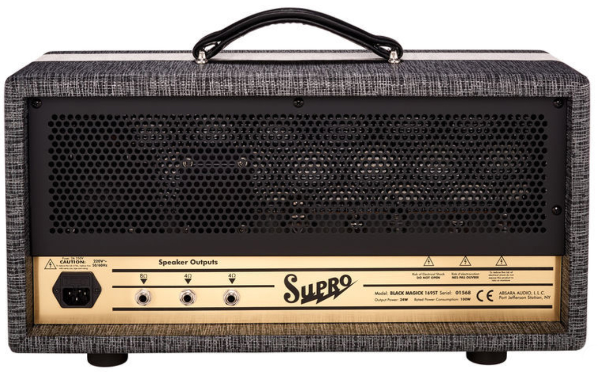 Supro Black Magick Head 25w Black Rhino Hide - Electric guitar amp head - Variation 1