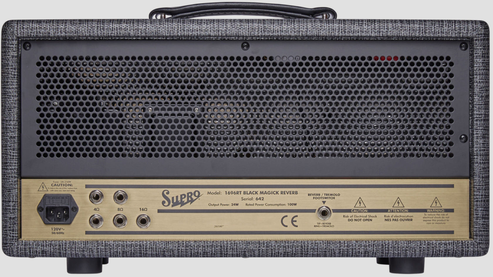 Supro Black Magick Reverb Head 25w 6973 - Electric guitar amp head - Variation 2