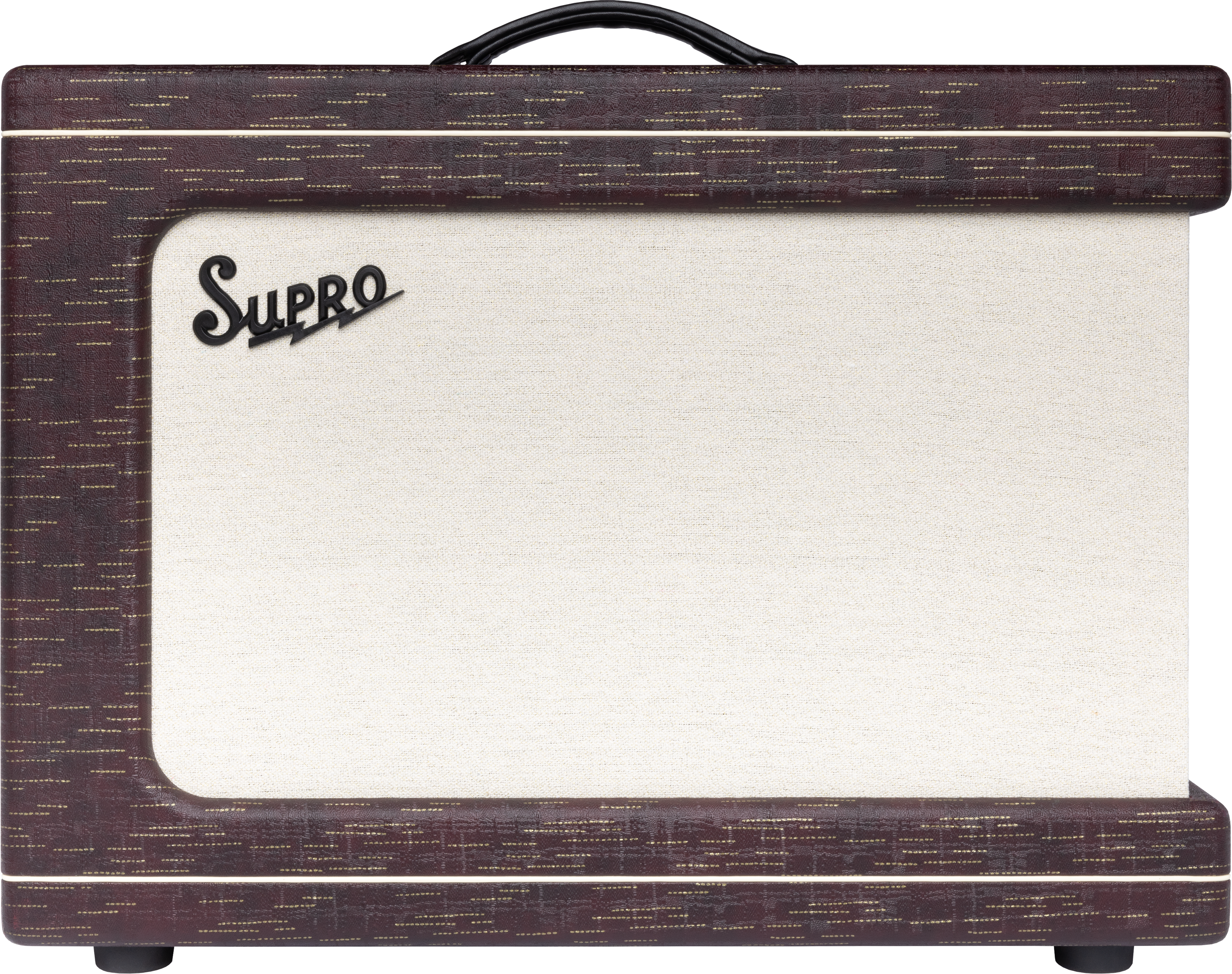 Supro Ambassador Custom Burgundy Gold Scandia 2x10 50w - Electric guitar combo amp - Main picture