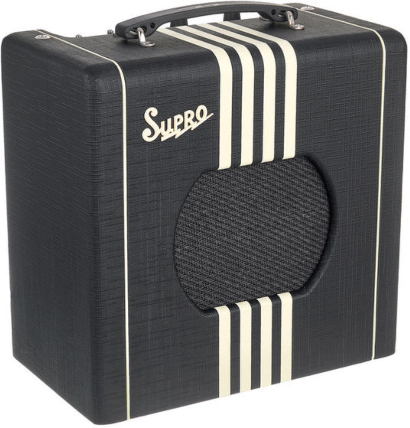 Supro Delta King Combo 8 1w 1x8 Black/cream - Electric guitar combo amp - Main picture