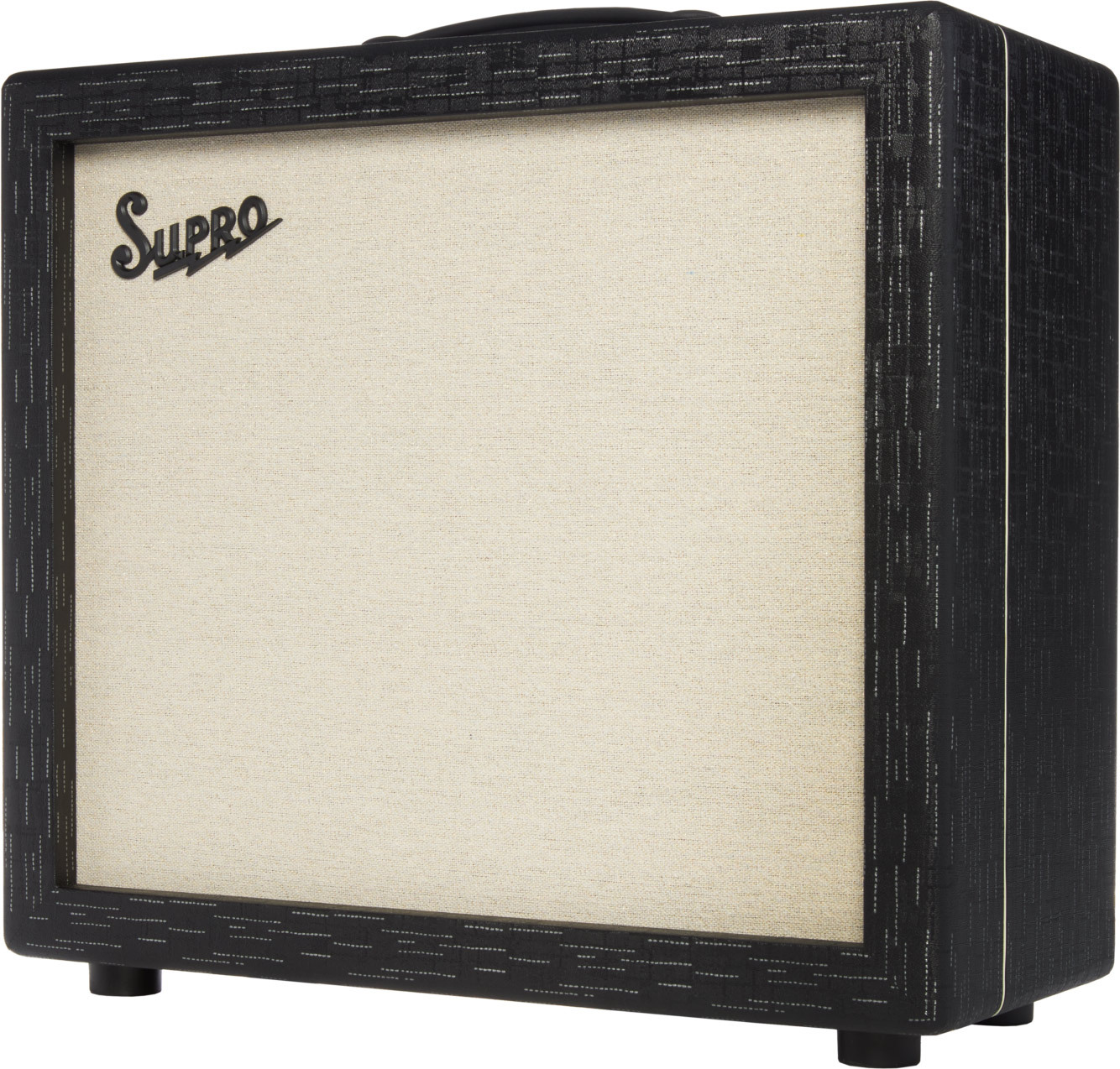 Supro Royale 1x12 Guitar Cab 1732 1x12 75w 8-ohms Black Scandia - Electric guitar amp cabinet - Main picture
