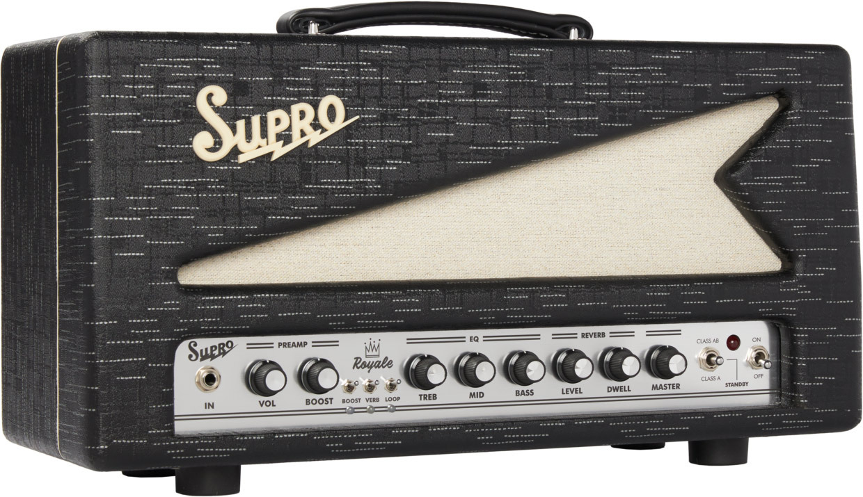 Supro Royale Head 1932rh 35/50w Black Scandia - Electric guitar amp head - Main picture