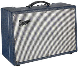 Electric guitar combo amp Supro Keeley Custom 12 - Blue Rhino Hide