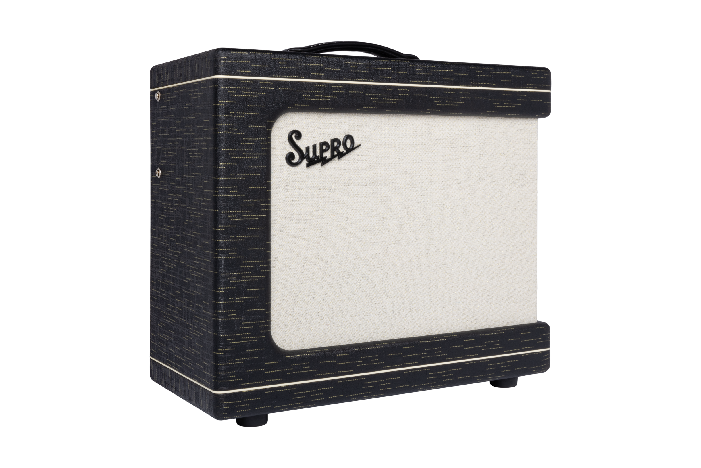 Supro Delegate Custom Black Gold Scandia 1x12 25w - Electric guitar combo amp - Variation 1