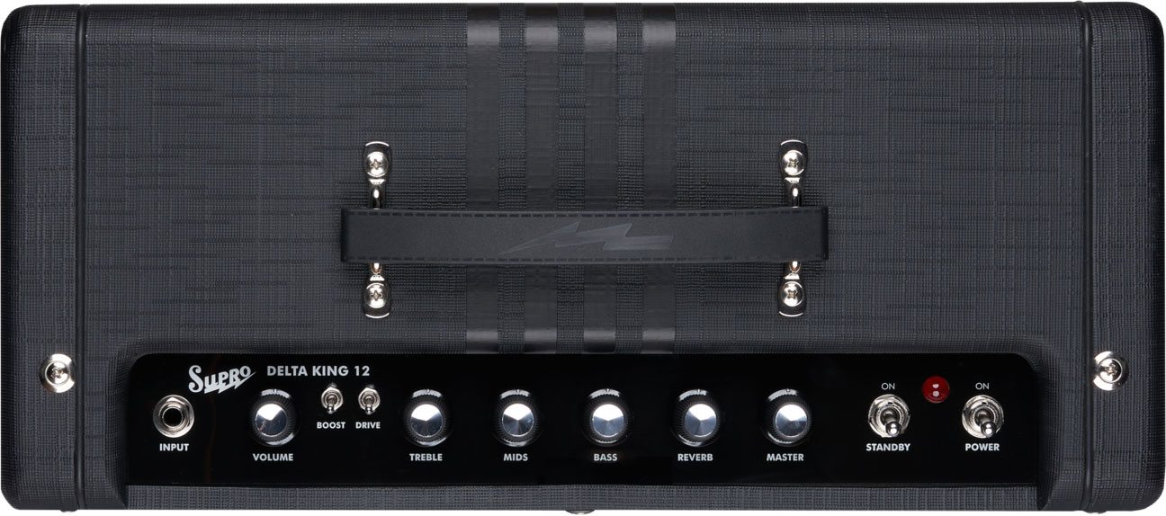 Supro Delta King 12 Combo 15w 1x12 Black/black - Electric guitar combo amp - Variation 3